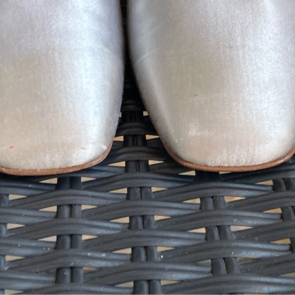 Battaglia Satin Mary Jane Block Heels. Made in Italy - Picture 9 of 11